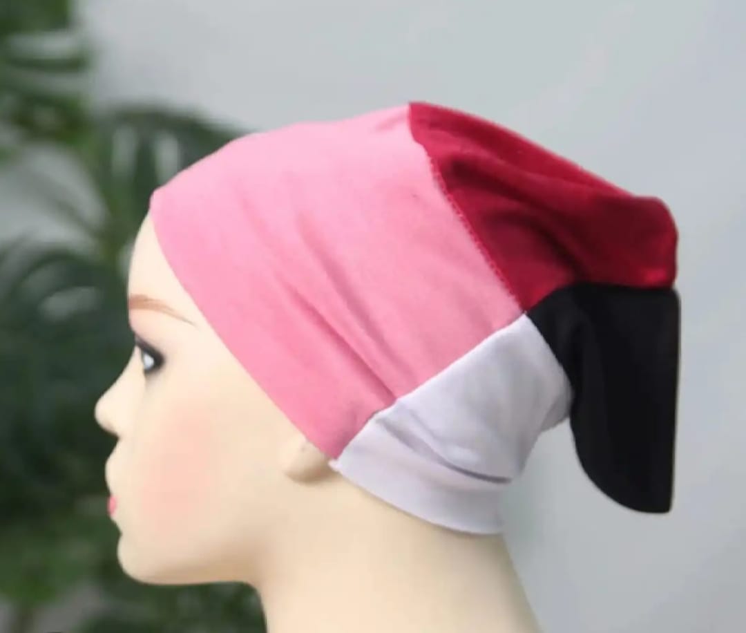 Pack of 1( 4 in 1 ) Muslim hijab cap -Womens 4 in 1 hijab cap in different colors