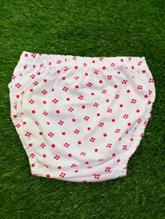 Pack of 6 Soft Cotton Chaddi Baby Panties With Elastic Waist