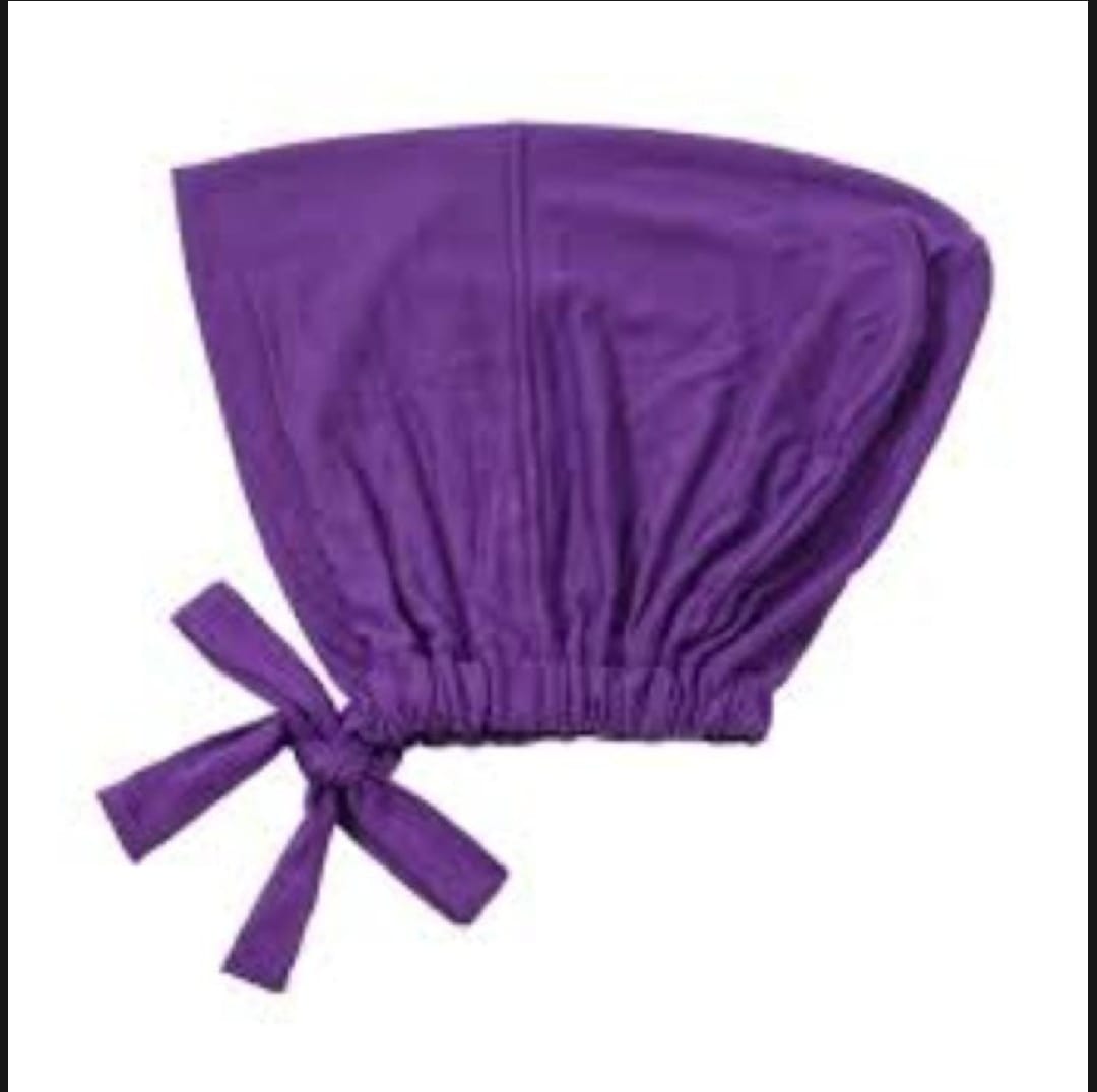 Pack of 4 Tie Hijab Cap For Girls and Women,s With Soft and Comfortable febric