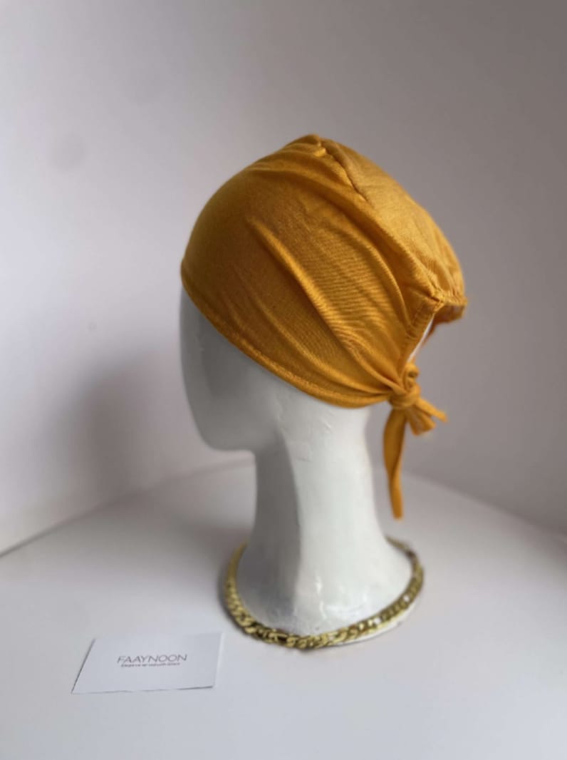 Pack of 4 Tie Hijab Cap For Girls and Women,s With Soft and Comfortable febric